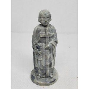 Roxy Grey Man Holding Cross Vintage Game Piece Spare Chess Piece